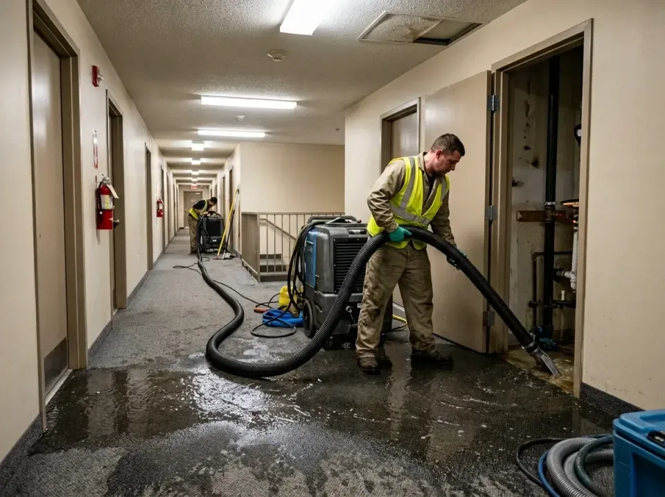 multi-unit-apartment-hallway-f-005 — frequently asked questions, Emergency Burst Pipe Water Extraction & Removal in Lake Ron…